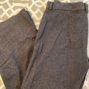 Gray wool pants
